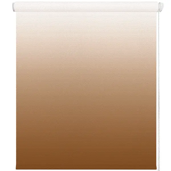 Штора рулонная Градиент 60x170 см цвет бежево-белый ковер полипропилен рони f069 80x120 см бежево белый