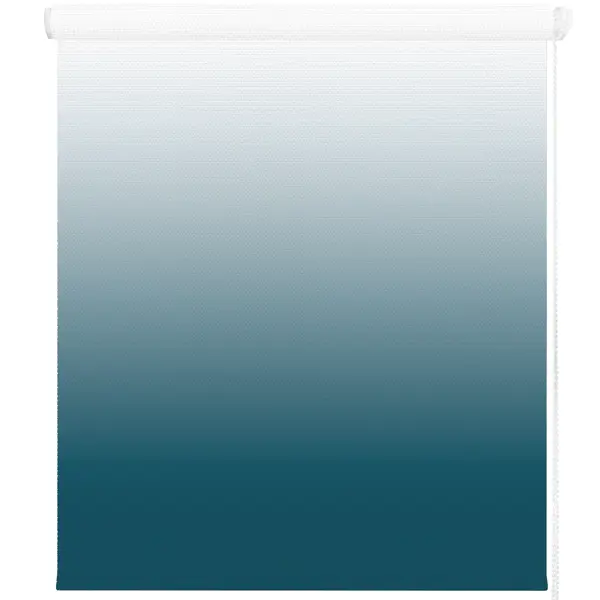 Штора рулонная Градиент 60x170 см цвет сине-белый спанбонд рулон 60 г м² 3 2x40м белый