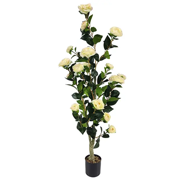 Искусственное растение Штамбовая роза 120 см роза флорибунда аспирин h37 см
