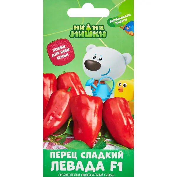 Семена овощей Ми-ми-мишки перец Сладкий Левада F1 5 шт.