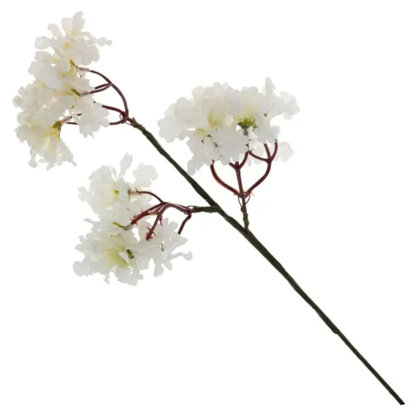 Цветок искусственный 795436 12x12x30 см ПВХ/текстиль цвет белый ок искусственный декоративный орхидея в кашпо 32 см белый y4 7934