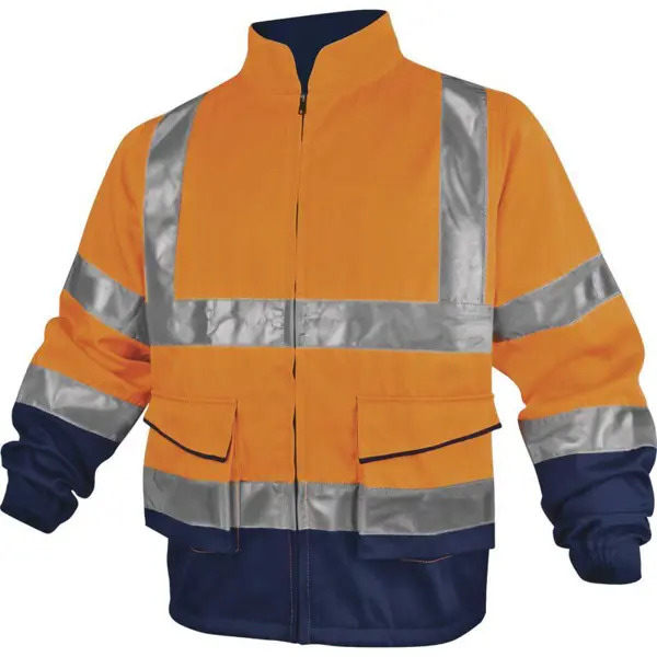Куртка рабочая сигнальная Delta Plus PHVE2 цвет оранжевый размер M рост 164-172 см защитная каска delta plus