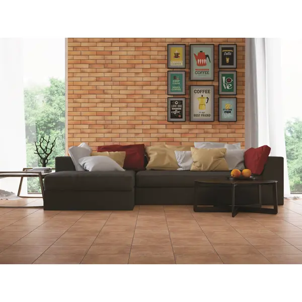 фото Плитка клинкерная cerrad loft brick светло-коричневый 0.6 м²