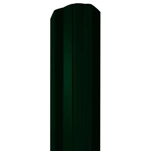 Штакетник металлический М-Ф-А 0.45 мм 2 м зеленый мох штакетник grandline м образный фигурный 1 5м зеленый
