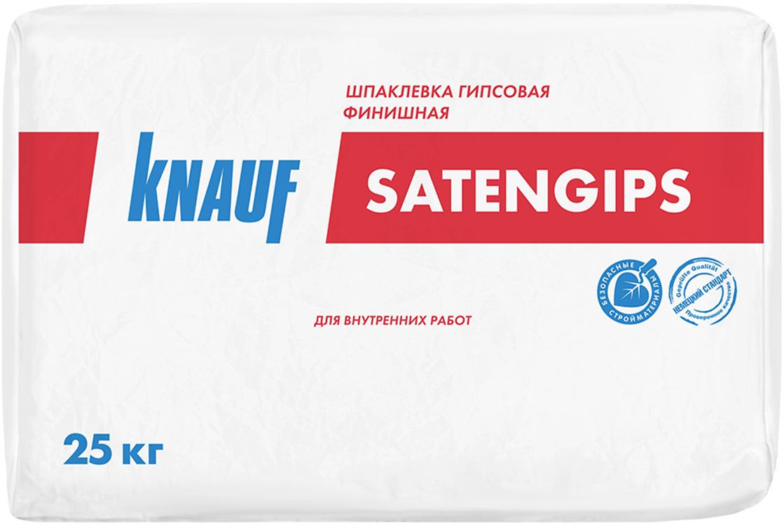 Шпаклёвка гипсовая финишная Knauf Сатенгипс 25 кг ? купить по цене 418  ?/шт. в Новороссийске с доставкой в интернет-магазине Леруа Мерлен