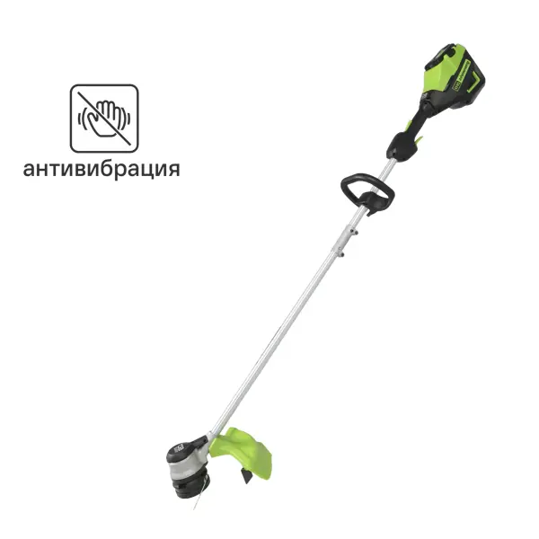 Триммер аккумуляторный GreenWorks 2108307UB 60 В 1x4 Ач АКБ и ЗУ входит в комплект