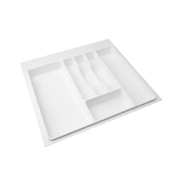 Лоток для столовых приборов 60 см пластик цвет белый конверт для столовых приборов santa санта клаус белый