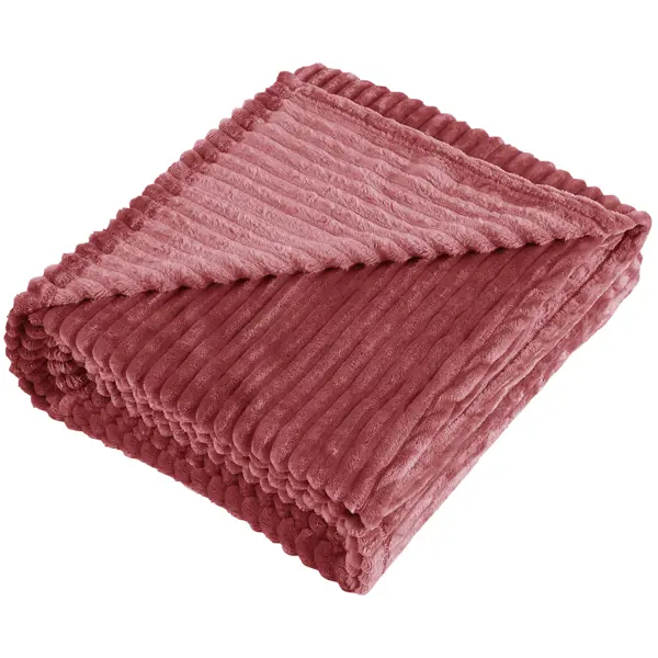Плед Line 150x200 см велсофт цвет марсала Bistro 2 плед с подушкой сова 130x170 см велсофт розовый