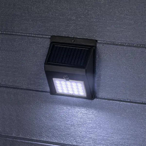 Светильник уличный Duwi «Solar» 12.5 см цвет черный