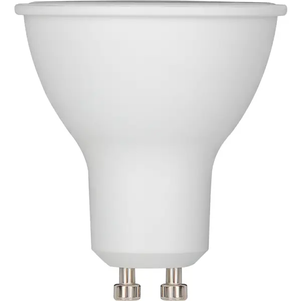 фото Лампа светодиодная gauss gu10 230 в 6 вт спот матовая 440 лм, регулируемый цвет света rgbw