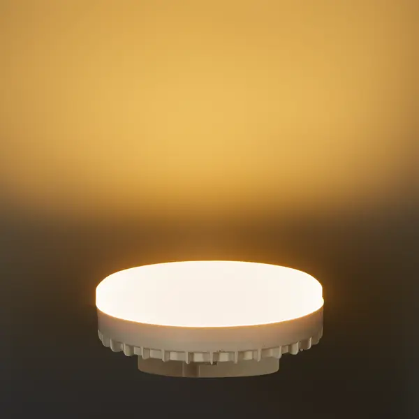 фото Лампа светодиодная lexman gx53 170-240 в 9 вт матовая 900 лм теплый белый свет