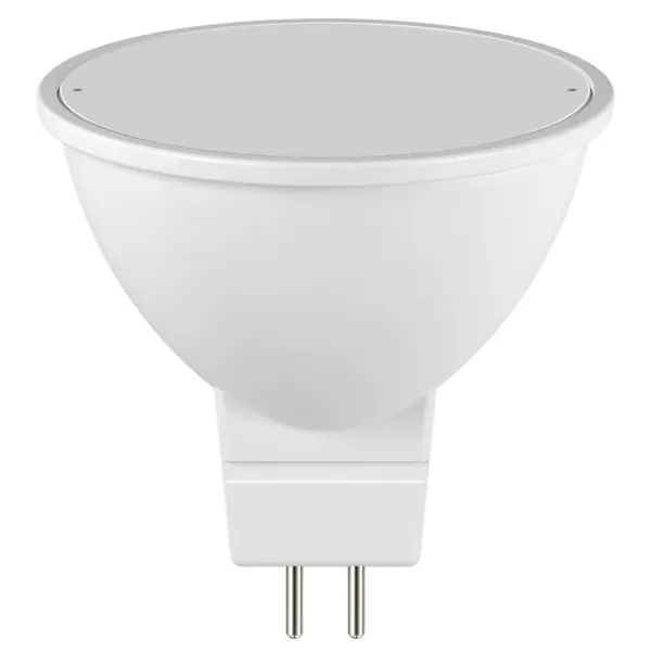 фото Лампа светодиодная lexman frosted g5.3 175-250 в 5.5 вт матовый 500 лм нейтральный белый свет