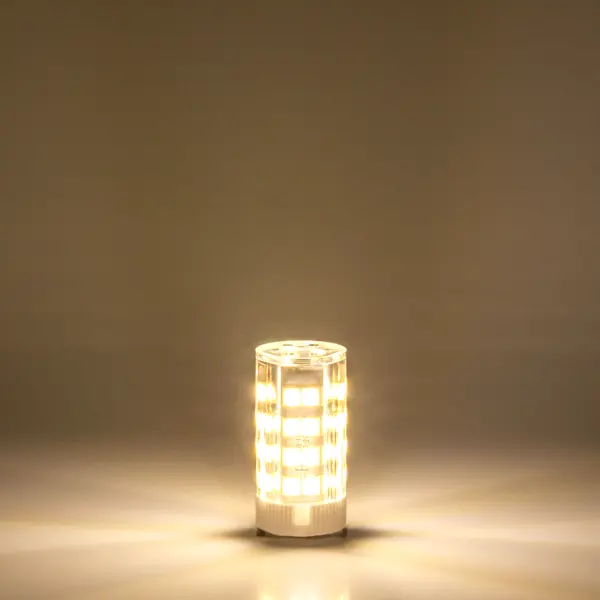 фото Лампа светодиодная g9 220 в 5 вт кукуруза 425 лм нейтральный белый свет elektrostandard