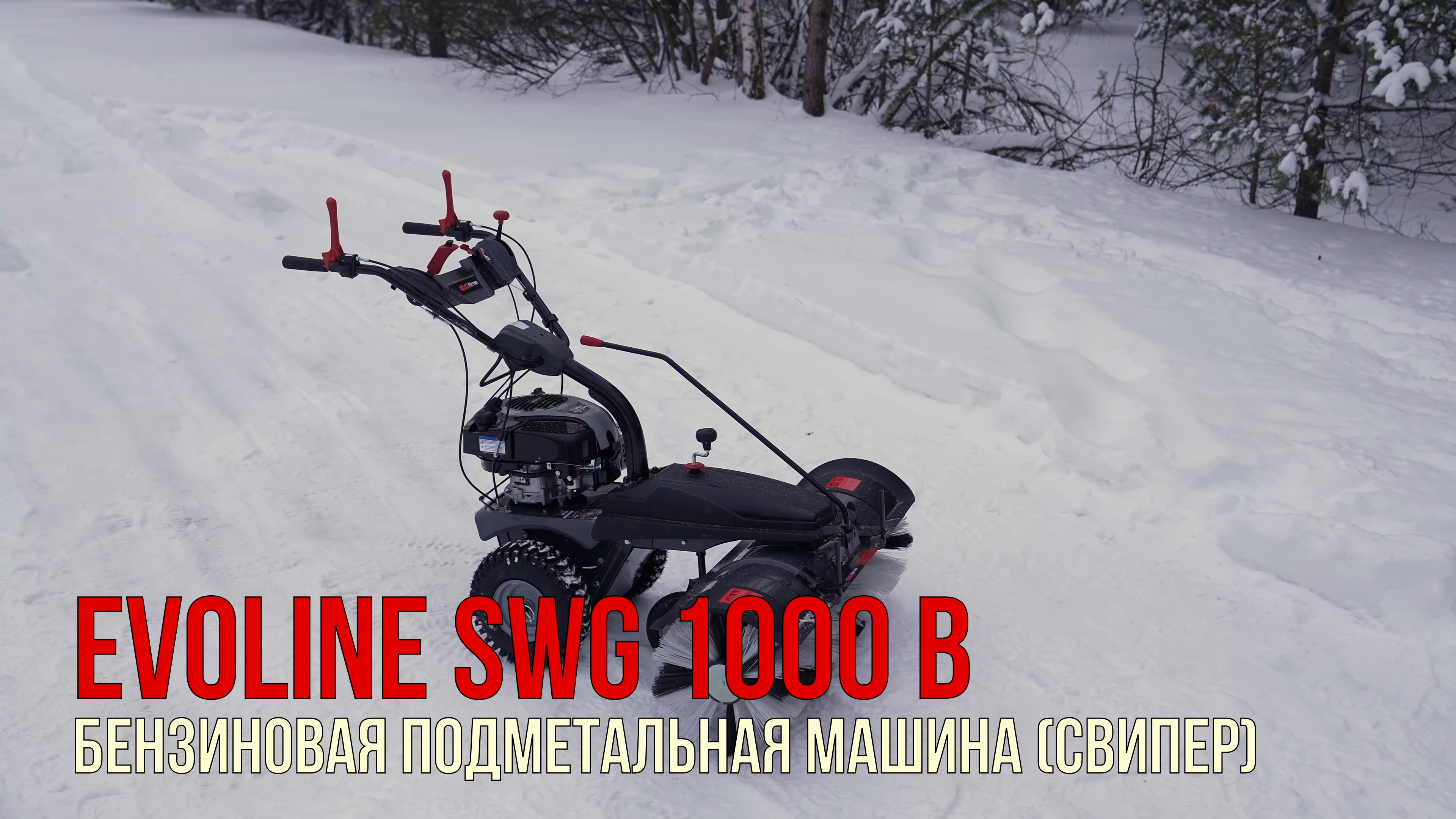 Подметальная машина бензиновая EVOline SWG 1000 B 5.5 л.с.